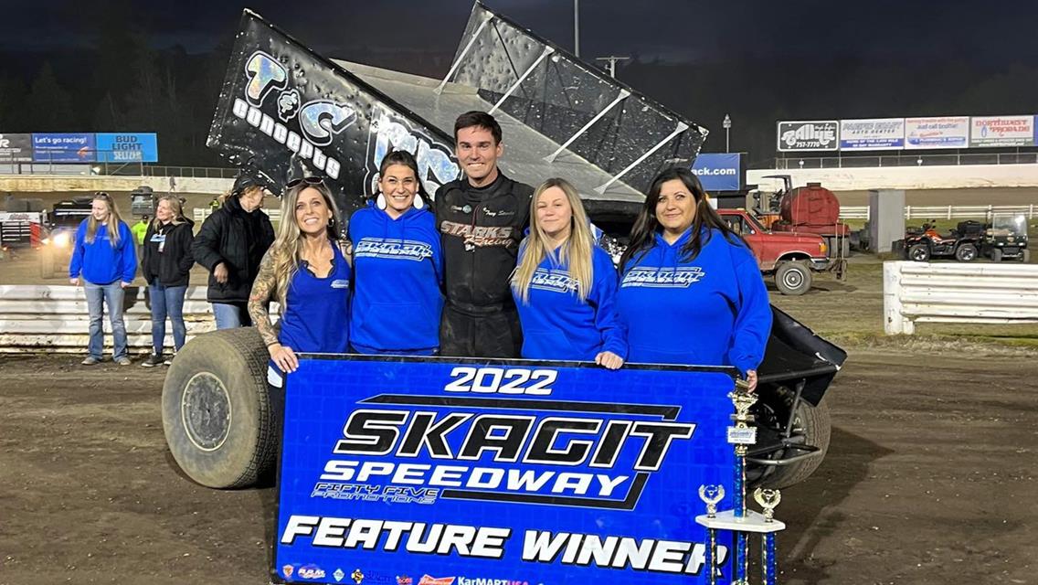 Starks Hustles From 24th to Win Skagit Speedway Season Opener
