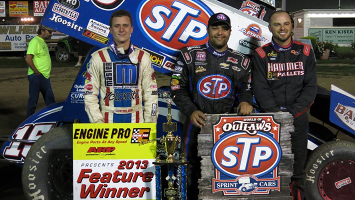 Donny Schatz, Caleb Griffith, and Bryan Sebetto