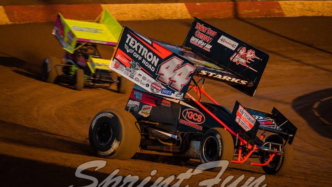 Starks Charges to Top Five at Selinsgrove and Sets New Track Record at Bedford With All Stars