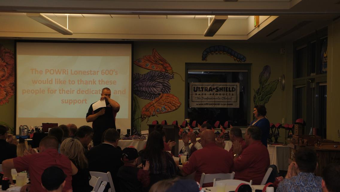 2017 Champions Crowned at The 4th Annual POWRi Lonestar 600 Banquet