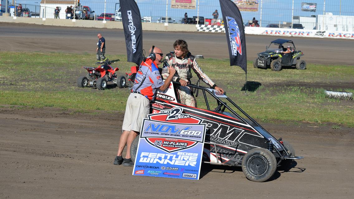 Colby Sokol and Jude Allgayer Enjoy Victory During First Round Of Dirt2Media NOW600 Monday Features At Airport Raceway!