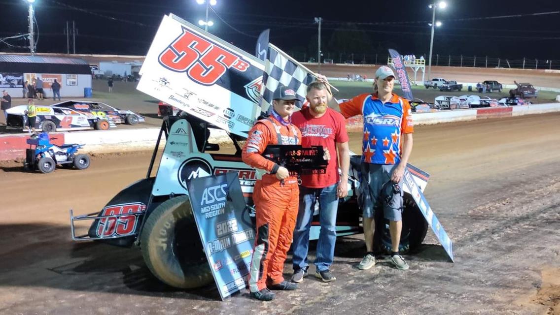 Brandon Anderson Dominates ASCS Sooner/Mid-South Showdown At Tri-State Speedway
