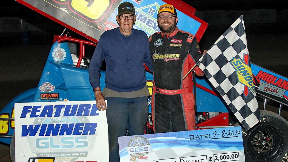 DAGGETT WINS FIRST RACE AT WINSTON