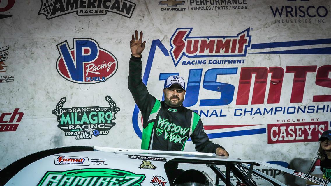 Ramirez stays patient, captures 11th annual Slick Mist Show-Me Shootout at Lucas Oil Speedway