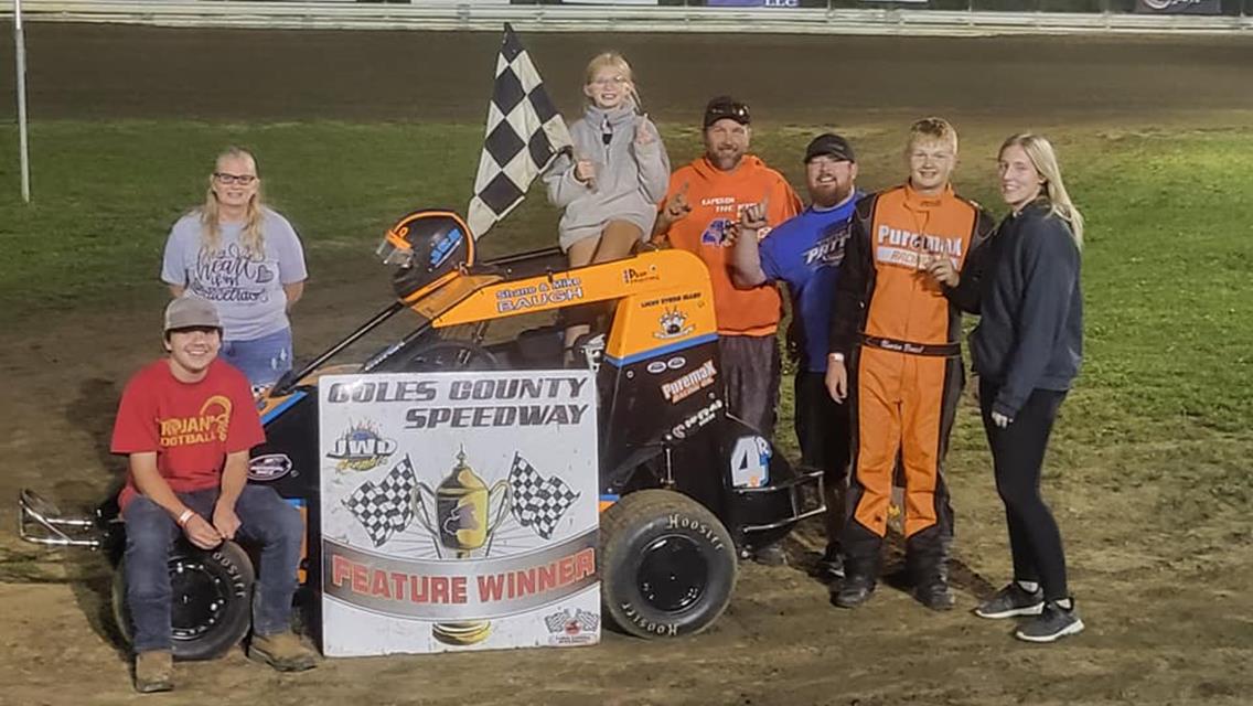 Romack, Ballinger, Lieb, Apple and Holden Top Friday Nights NOW600 Weekly Racing Action at Coles County Speedway
