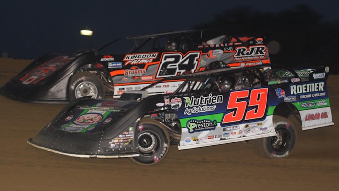 Garrett Alberson scores podium finish at Farmer City Raceway
