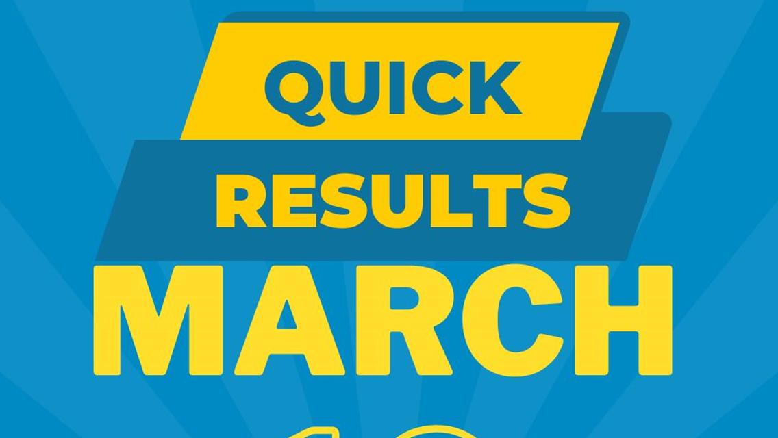 QUICK RESULTS: March 16, 2024