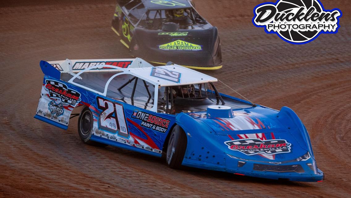Talladega Short Track (Eastaboga, AL) – Alabama Dirt Track Jamboree/ Ice Bowl Qualifier – October 14th, 2023. (Ducklens Photography)