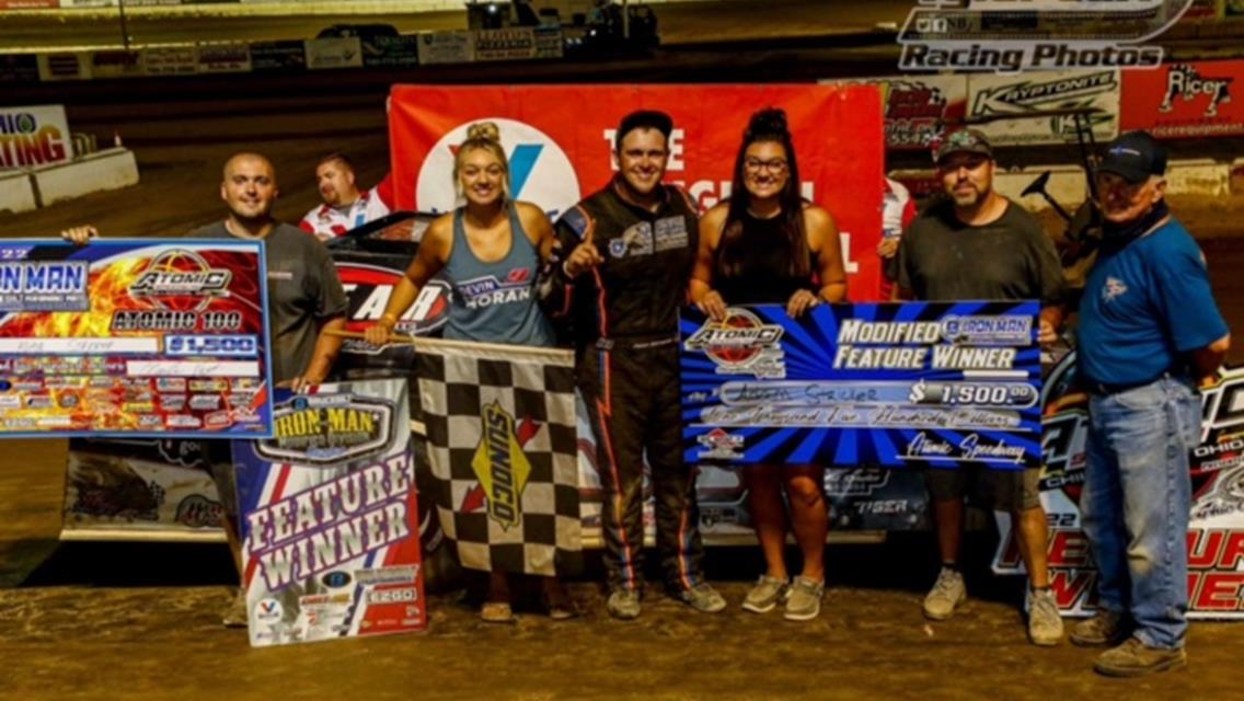 Jacob Hawkins and Adam Stricker Score Iron-Man Racing Series Atomic 100 Finale Triumphs at Atomic Speedway