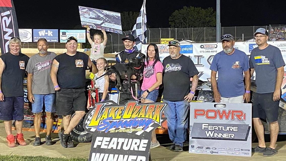JC Morton, Logan Roark, and Josh Clark Victorious in Preliminary Night Two of POWRi StockMod Nationals