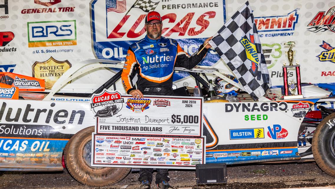 Thornton and Davenport Take Thursday Prelims at Lernerville
