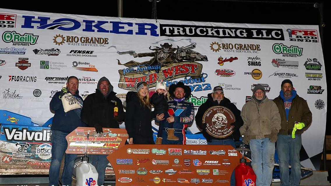 Vado Speedway Park (Vado, NM) – Wild West Shootout – January 8th-9th, 2022. (Mike Ruefer photo)