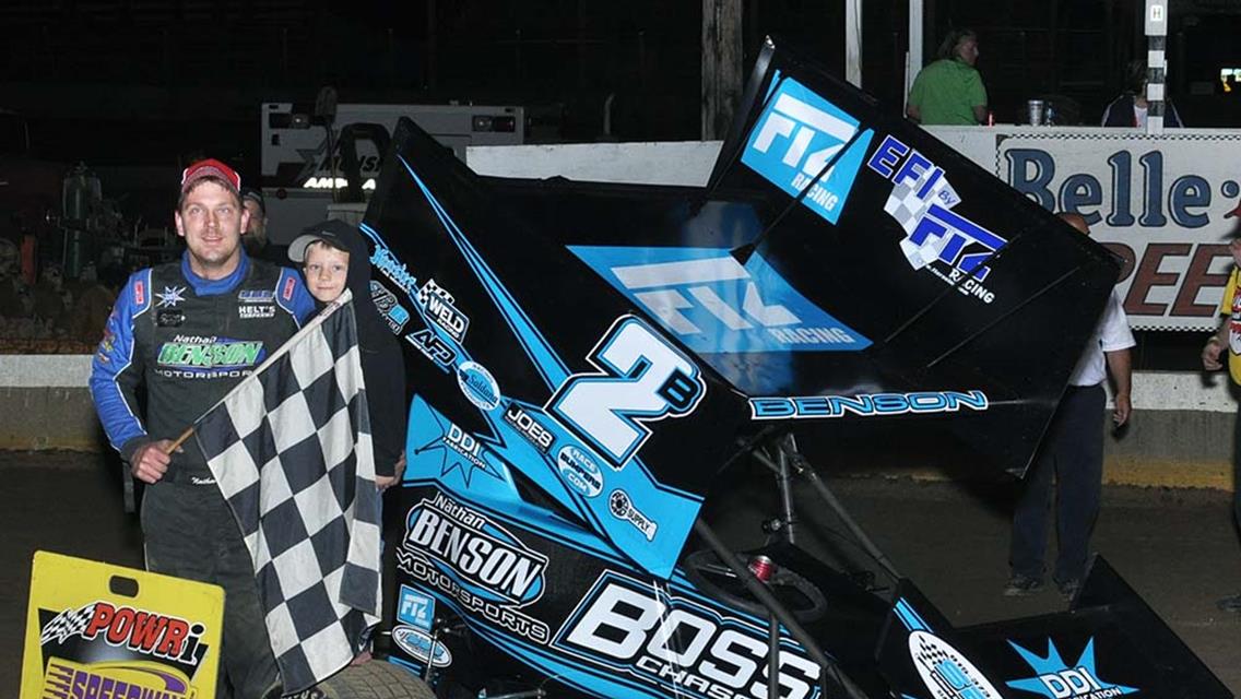 Benson Hold off Miller and Camp, Takes Micro Season Opener