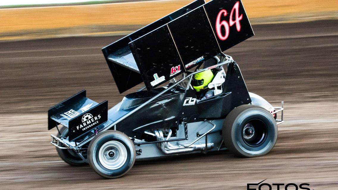 Bowers Hustles to Second-Place Finish at Clay County Fair Speedway