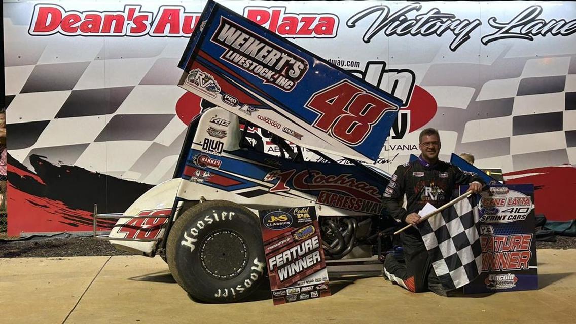 DANNY DIETIRCH DRIVES FROM TENTH TO FIRST FOR SECOND WIN OF THE SEASON; Chase Gutshall Scores First Career 358 Sprint Win