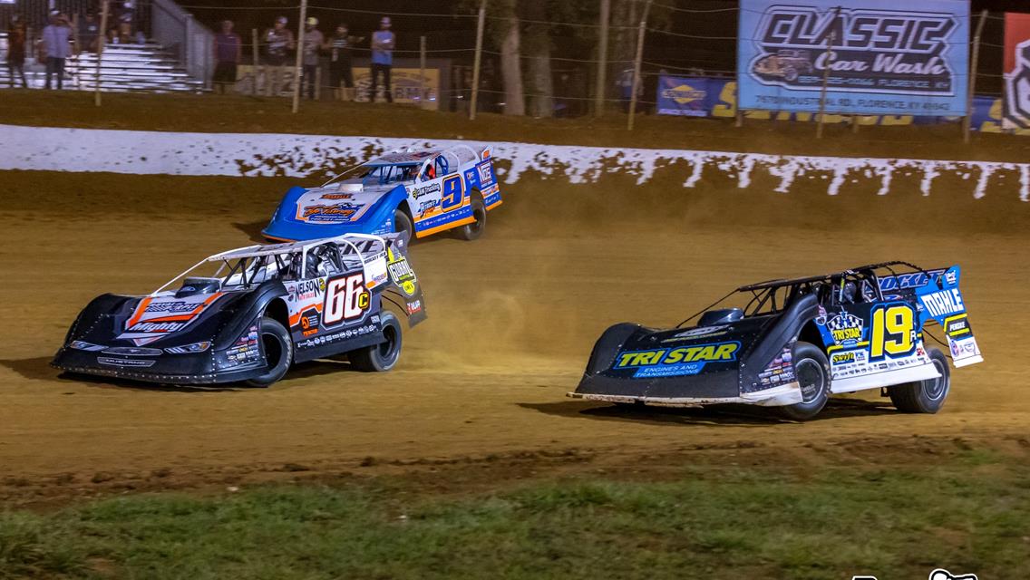 Florence Speedway (Wheatland, MO) – Lucas Oil Late Model Dirt Series – North-South 100 – August 10th-12th, 2023. (Michael Boggs photo)