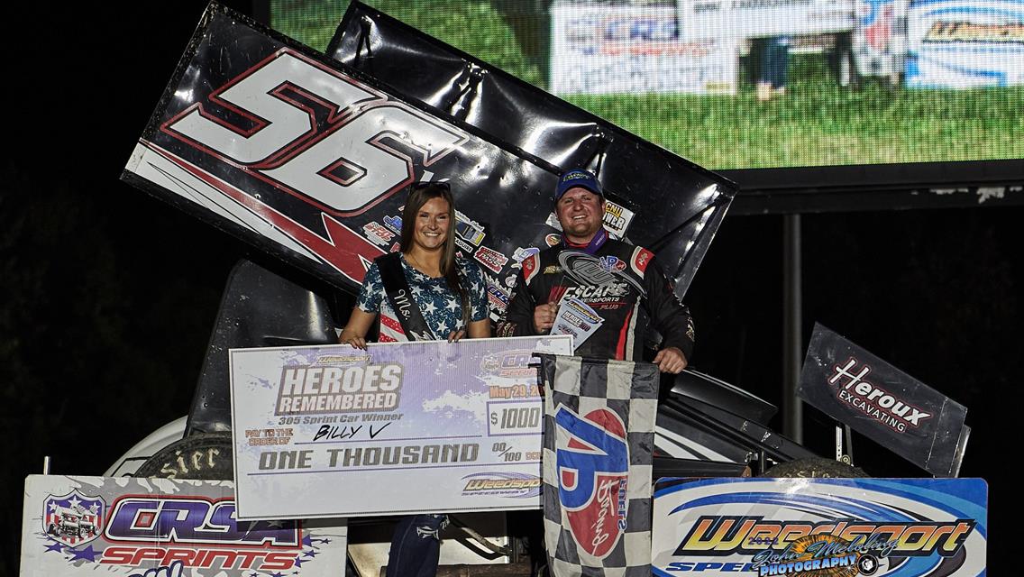 Billy VanInwegen Wins CRSA Sprints Thriller At Weedsport