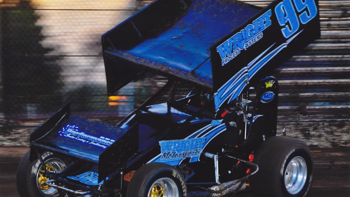 B-Main Contact Ends Wright’s Night Early