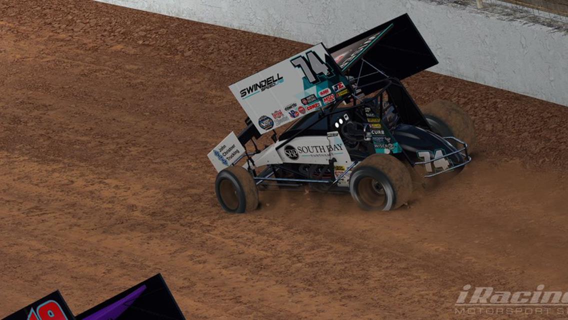 Swindell SpeedLab eSports Team Caps World of Outlaws Sprint Car iRacing Season With Strong Run at Knoxville