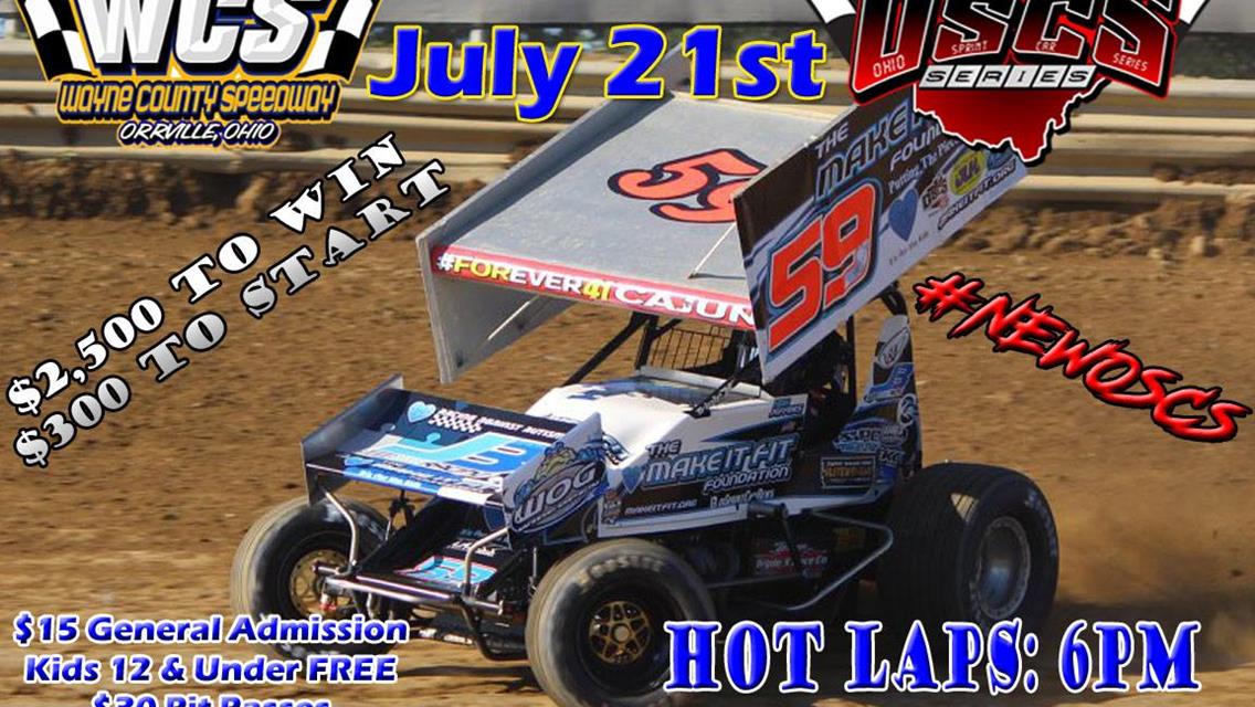 Ohio Sprint Car Series Visiting Wayne County Speedway This Saturday