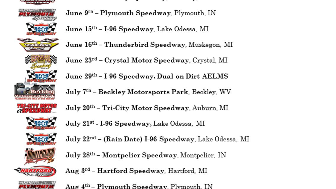 COMPLETE 2018 GLSS RACE SCHEDULE