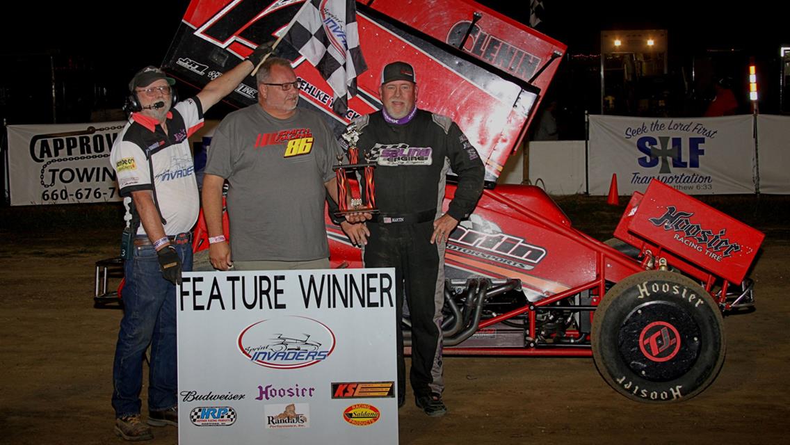 Randy Martin Cashes in $2,500 with Sprint Invaders Win at Moberly