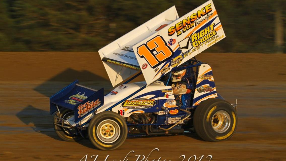Dobmeier at Clay County Fairgrounds Speedway last Friday.