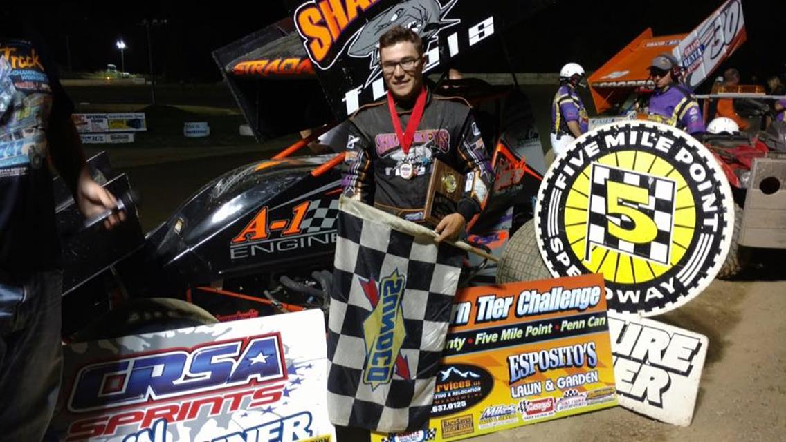 Eddie Strada Picks Up His 3rd Win of &#39;16 at Five Mile Point Speedway