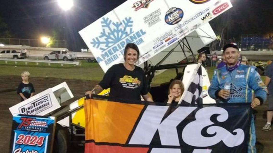 HAGAR REMAINS MR. USCS SPEEDWEEK WITH RIVERSIDE ROUND #2 WIN