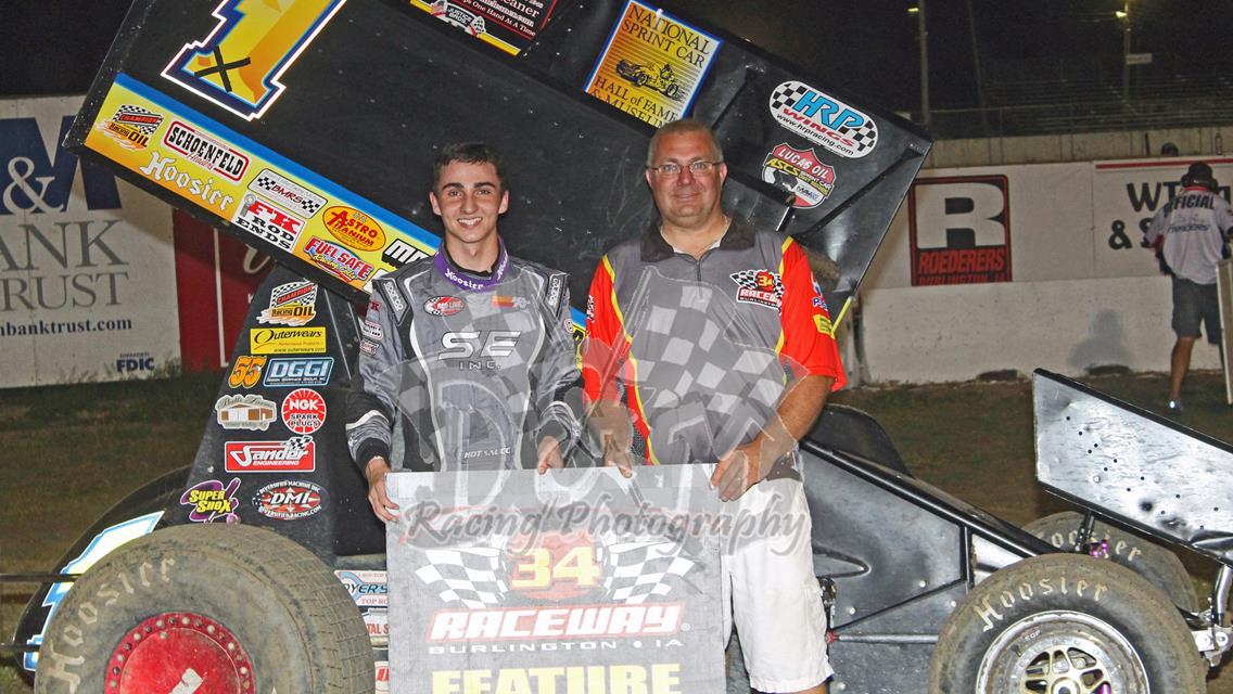 Giovanni Scelzi Sweeps Sprint Invaders Event During Debut at 34 Raceway