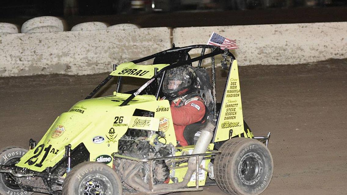 Sprau Records First Top 5 Finish