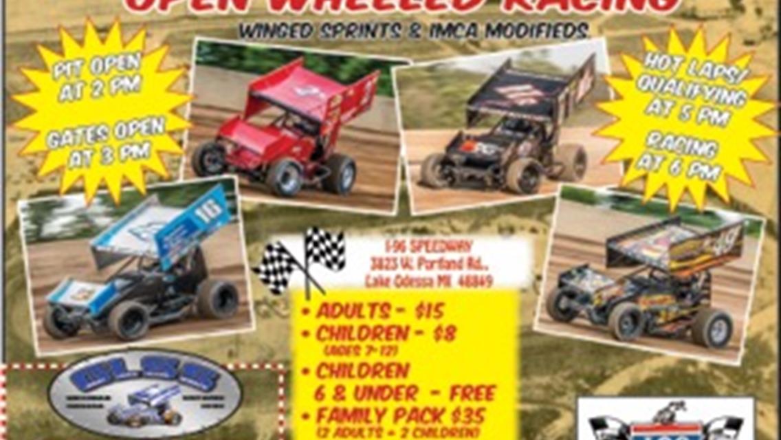 Sunday Racing at I-96 on July 31st!