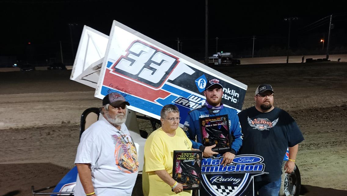 Koby Walters Wins United Rebel Sprint Series Bob Salem Memorial Finale with Last Lap Pass