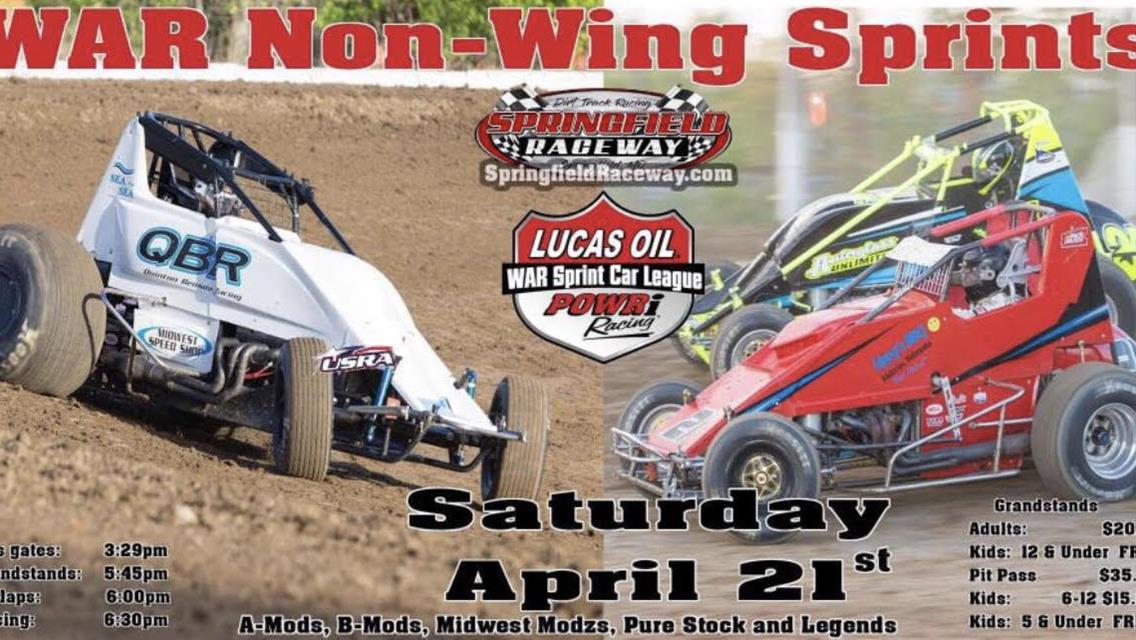 SPRINGFIELD RACEWAY INHERITS WAR SPRINTS SEASON OPENER