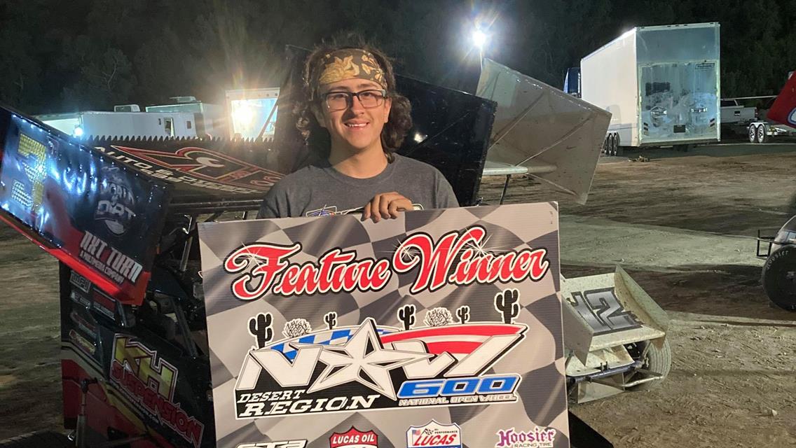 Hunter Rhoades and Bradley Huish Top NOW600 Desert Region Fields on Saturday at Fairgrounds Speedway