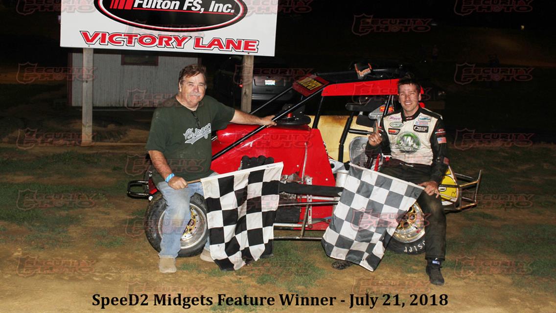Murphy Scores USAC/IMRA Win at Spoon River Speedway!