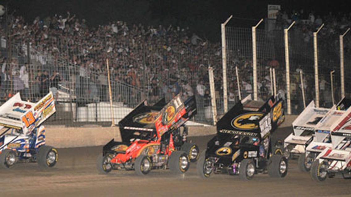 4 Wide in front of the Large Crowd at River Cities!