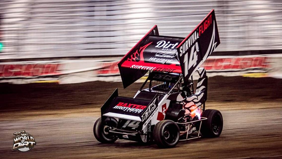 Baxter Displays Speed Throughout Tulsa Shootout Debut