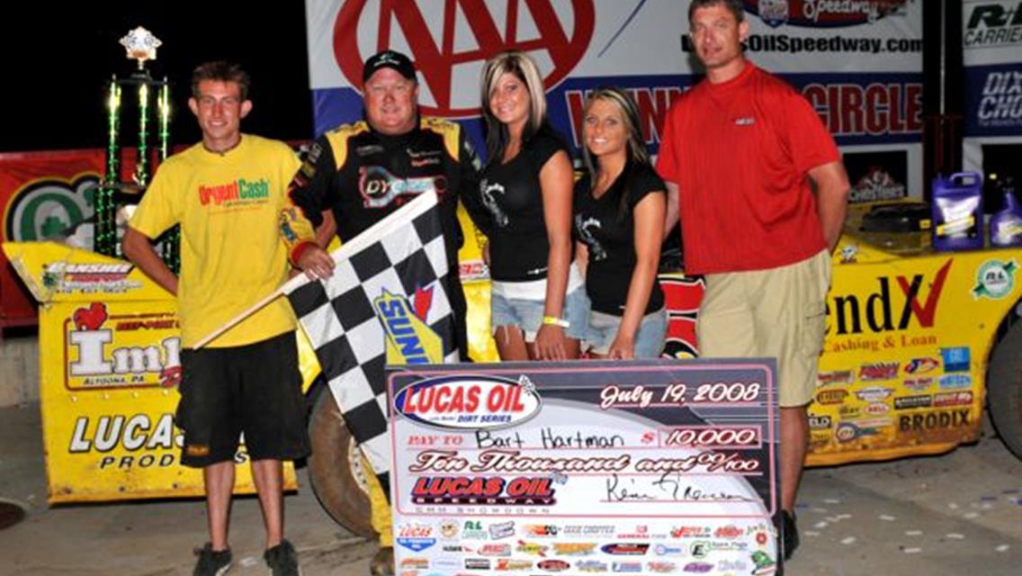Bart Hartman Wins CMH Showdown at Lucas Oil Speedway