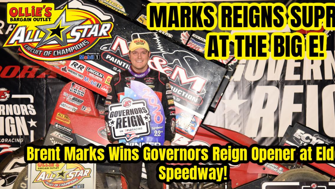Brent Marks wins Governors Reign Opener at Eldora Speedway for $10,000