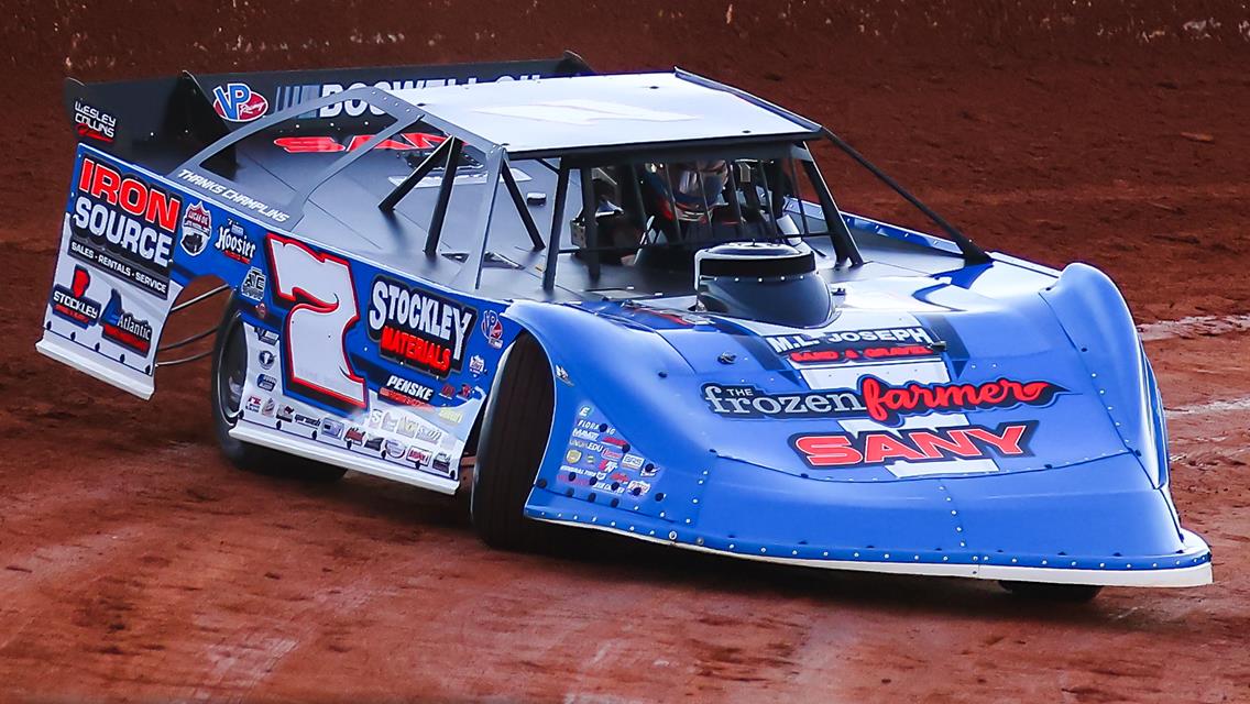 Golden Isles Speedway (Brunswick, GA) – Lucas Oil Late Model Dirt Series – Super Bowl of Racing – January 26th-28th, 2023. (Josh James Artwork)
