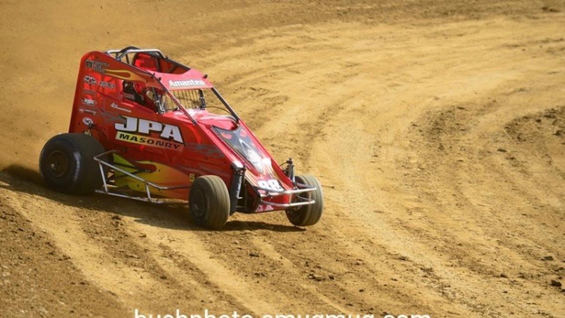 Amantea Endures Frustrating Weekend in Wingless Micro Sprint Competition