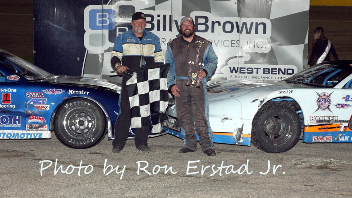 Fenhaus gets second Slinger Win while Apel Claims the Track Championship in Labor Day Weekend 100