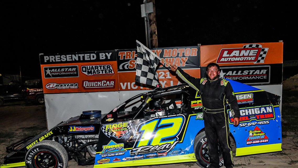 Reay Leads All the Laps on Way to Feature Win at Tri-City Speedway