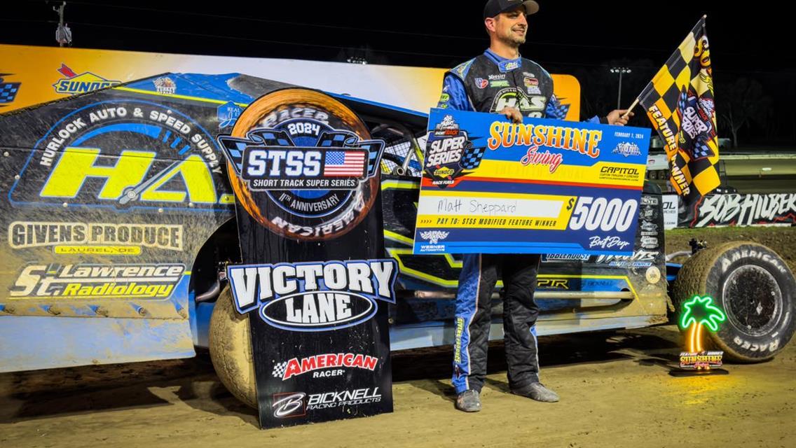 Super Start: Matt Sheppard Kicks Off All-Tech Sunshine Swing in Victory Lane