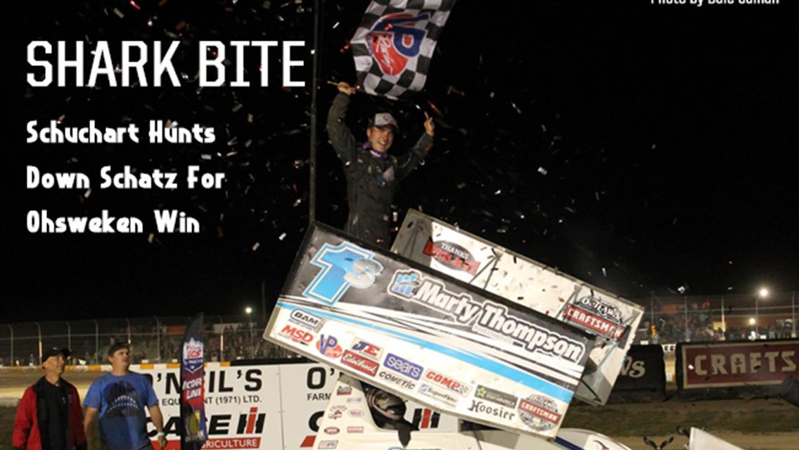 Logan Schuchart Takes a Bite Out of Donny Schatz for Win at Ohsweken