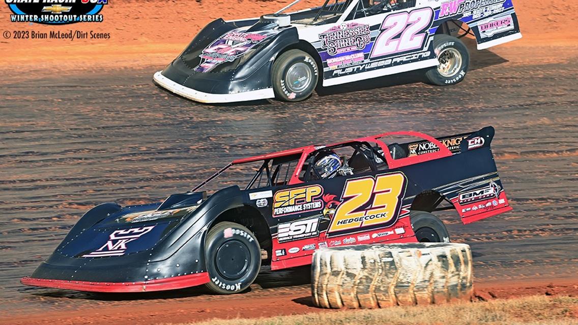 411 Motor Speedway (Seymour, TN) – Crate Racin’ USA Winter Shootout – Sweetheart – February 18th, 2023. (Brian McLeod photo)