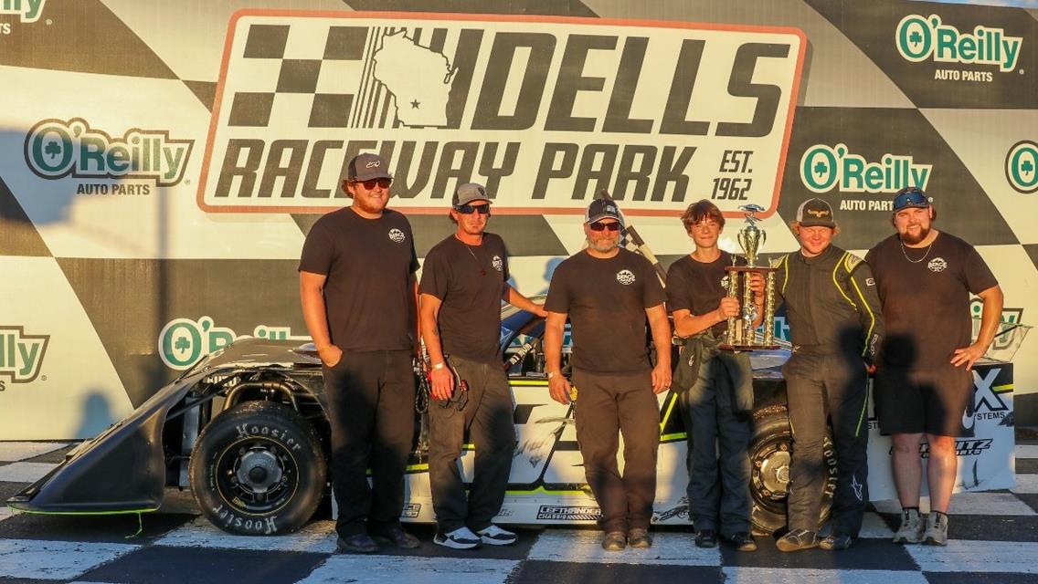 FIRST CAREER WIN FOR TANNER BERGE IN 602 LATE MODELS
