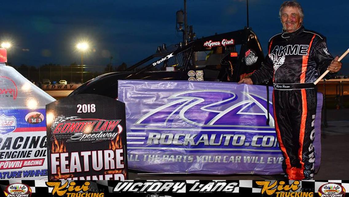 Hanson Handles UMSS Sprint Field at GLS; Wolkowski Tops Mods in Thriller