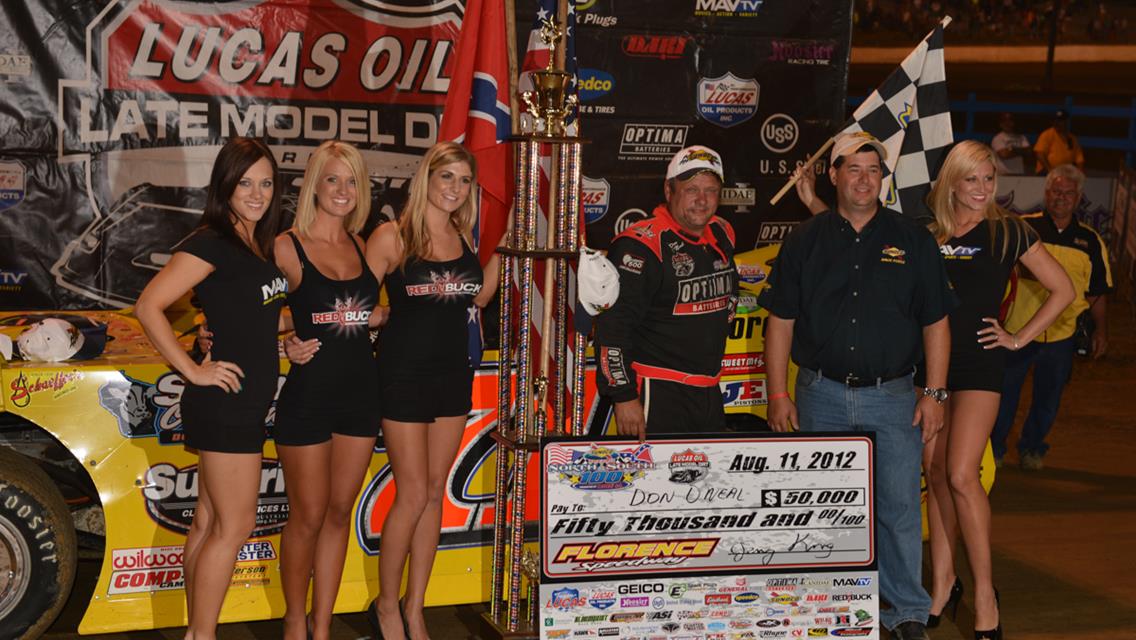 O’Neal Finally Captures Sunoco Race Fuels North/South 100 at Florence Speedway